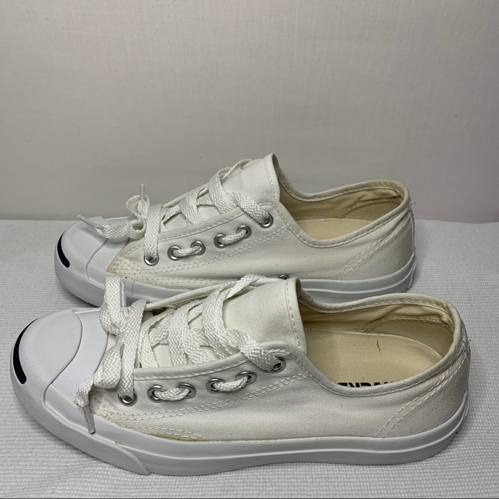 size 5M/6.5W white converse jack purcell low top - Picture 3 of 6